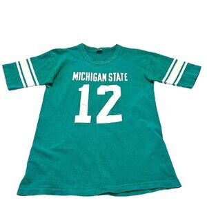 Vintage 1970’s Champion Michigan State University Tee USA Size L